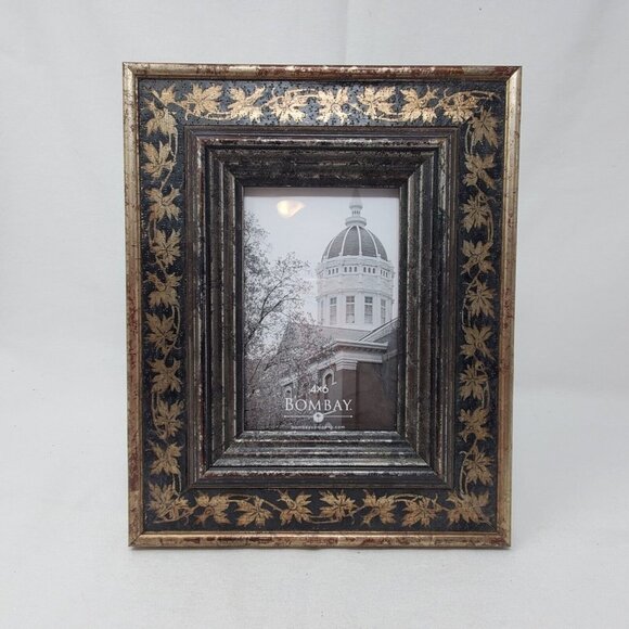 Bombay Wooden Ornate  4x6 Opening Picture Frame - Picture 1 of 12